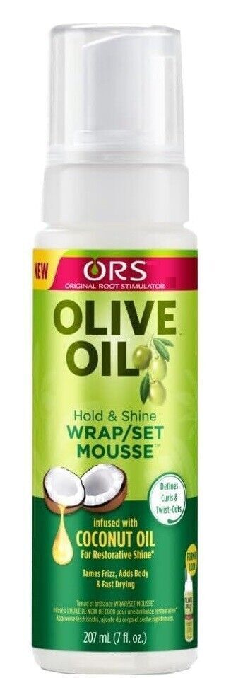ORS Olive Oil Wrap/Set Hair Styling Mousse 207ml