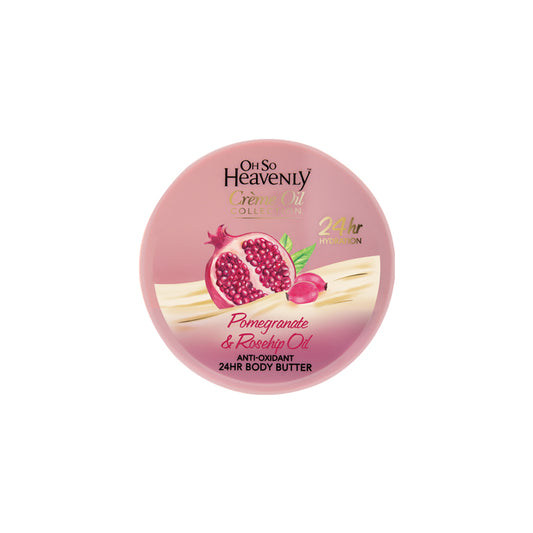 Oh So Heavenly Creme Oil Body Butter Pomegranate & Roseship Oil